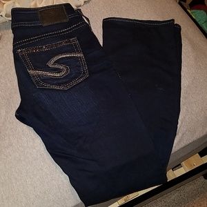 Silver Boot Cut Jean's